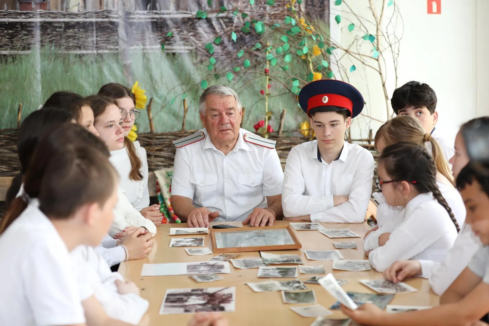 Встреча обучающихся школы с казаком – наставником